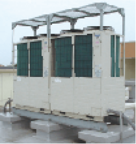 空調室外機(屋上設置)